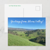 Grüße aus Silicon Valley! Postkarte (Vorne/Hinten)