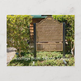 Grüße aus Silicon Valley! Postkarte