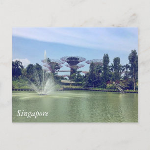 Grüße aus Singapur Postkarte