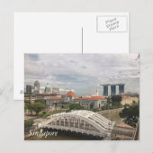 Grüße aus Singapur Postkarte (Vorne/Hinten)