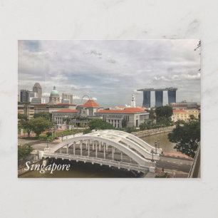 Grüße aus Singapur Postkarte