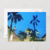 Grüße aus Singapur Postkarte (Vorne/Hinten)