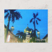 Grüße aus Singapur Postkarte (Vorderseite)