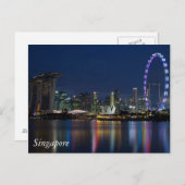 Grüße aus Singapur Postkarte (Vorne/Hinten)