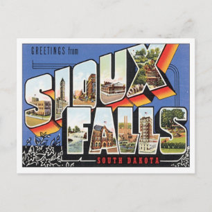 Grüße aus Sioux Falls,South Dakota Postkarte