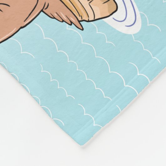 Grüße aus SoCal Fleece Blanket (Ecke)