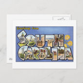 Grüße aus South Carolina Postkarte (Vorne/Hinten)