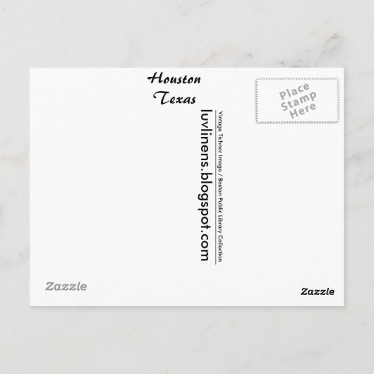 Grüße aus South Carolina Postkarte (Rückseite)