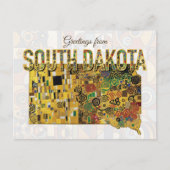 Grüße aus South Dakota Postkarte (Vorderseite)