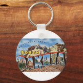 Grüße aus South Dakota Schlüsselanhänger (Vorderseite)