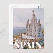 Grüße aus Spanien Postkarte (Vorne/Hinten)