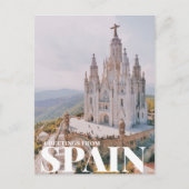 Grüße aus Spanien Postkarte (Vorderseite)