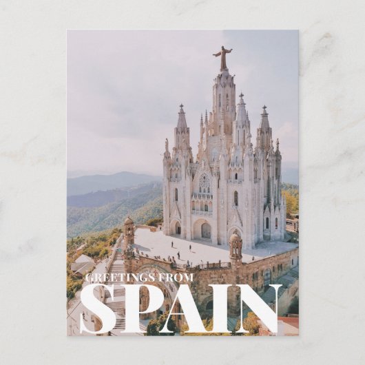 Grüße aus Spanien Postkarte (Vorderseite)