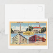 Grüße aus Springfield, Mass, Vintage Travel Postkarte (Vorne/Hinten)