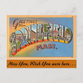 Grüße aus Springfield Postkarte