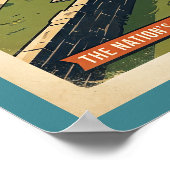 Grüße aus St. Augustine Retro Poster (Ecke)