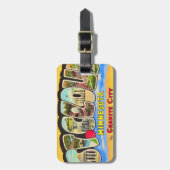 Grüße aus St. Cloud, MI Gepäckanhänger (Vorderseite vertikal)