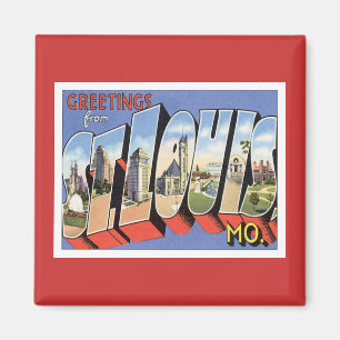 Grüße aus St.Louis Missouri Magnet
