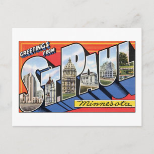 Grüße aus St. Paul, Minnesota Postkarte