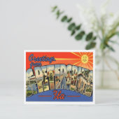 Grüße aus St. Petersburg Florida Postkarte (Stehend Vorderseite)