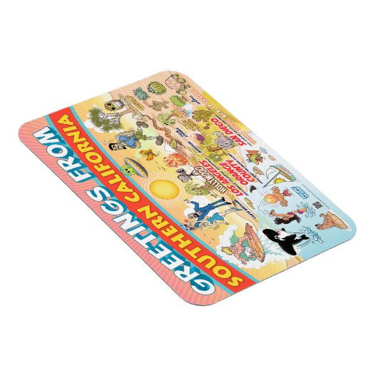 Grüße aus Südkalifornien Magnet (Rechte Seite)