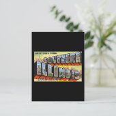 Grüße aus Südlilinois Little Egypt Postkarte (Stehend Vorderseite)