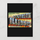 Grüße aus Südlilinois Little Egypt Postkarte (Vorderseite)