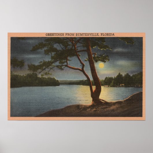 Grüße aus Sumterville, Florida, Moon Poster (Vorne)