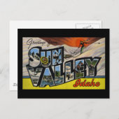 Grüße aus Sun Valley Idaho Postkarte (Vorne/Hinten)