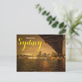 Grüße aus Sydney Australia Kreuzfahrt Postkarte (Stehend Vorderseite)