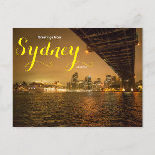 Grüße aus Sydney Australien Kreuzfahrt Postkarte