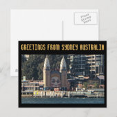 Grüße aus Sydney Australien Postkarte (Vorne/Hinten)