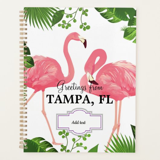 Grüße aus Tampa, FL Vorlage Planer (Vorderseite)