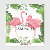 Grüße aus Tampa, Florida Aufkleber (Blatt)