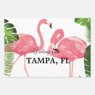 Grüße aus Tampa, Florida Geschenkpapier Set