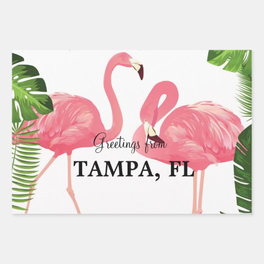 Grüße aus Tampa, Florida Geschenkpapier Set (Vorderseite)