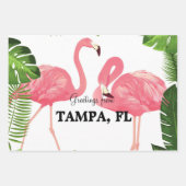 Grüße aus Tampa, Florida Geschenkpapier Set (Vorderseite 3)