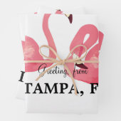 Grüße aus Tampa, Florida Geschenkpapier Set (Beispiel)