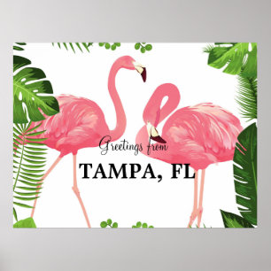 Grüße aus Tampa, Florida Poster