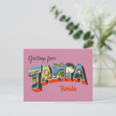 Grüße aus Tampa, Florida Postkarte (Stehend Vorderseite)