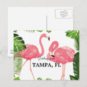 Grüße aus Tampa, Florida Postkarte (Vorne/Hinten)