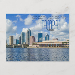 Grüße aus Tampa Florida Reise-Postkarte Postkarte