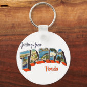 Grüße aus Tampa, Florida Schlüsselanhänger (Vorderseite)