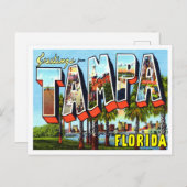 Grüße aus Tampa, Florida Vintage Travel Postkarte (Vorne/Hinten)