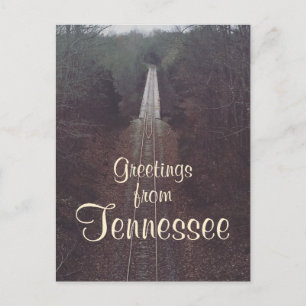 GRÜSSE AUS TENNESSEE Eisenbahnfotografie Postkarte
