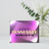 Grüße aus Tennessee Postkarte (Stehend Vorderseite)