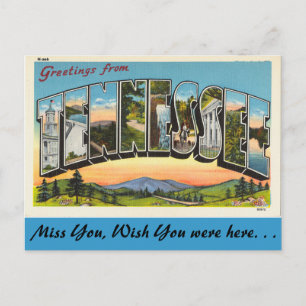 Grüße aus Tennessee Postkarte
