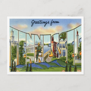 Grüße aus Tennessee Postkarte