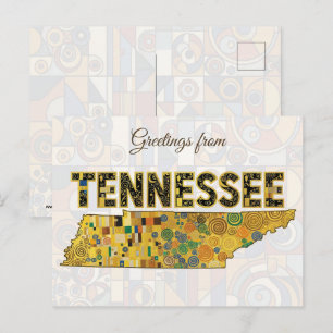 Grüße aus Tennessee Postkarte