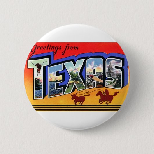 Grüße aus Texas Button (Vorderseite)